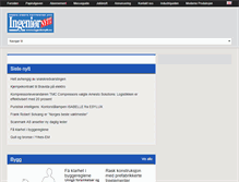 Tablet Screenshot of ingeniornytt.no